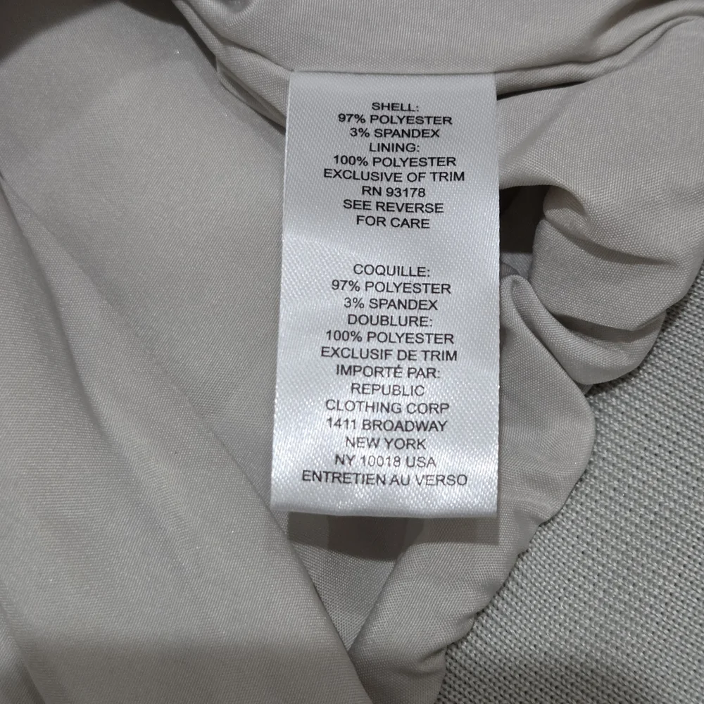 Truth Pearl Gray Satin Jacket - Medium NWT - Picture 4 of 4